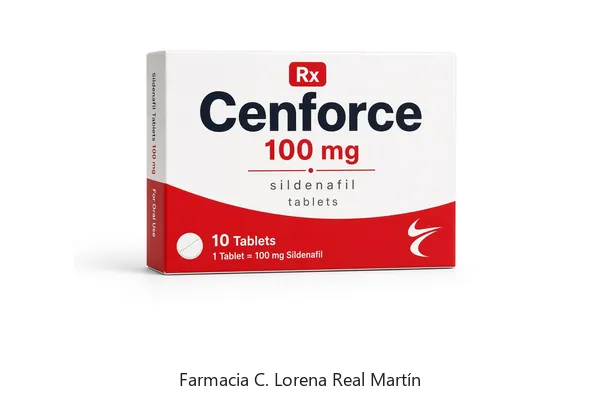 Cenforce 100 mg Sildenafilo en Farmacia C. Lorena Real Martín