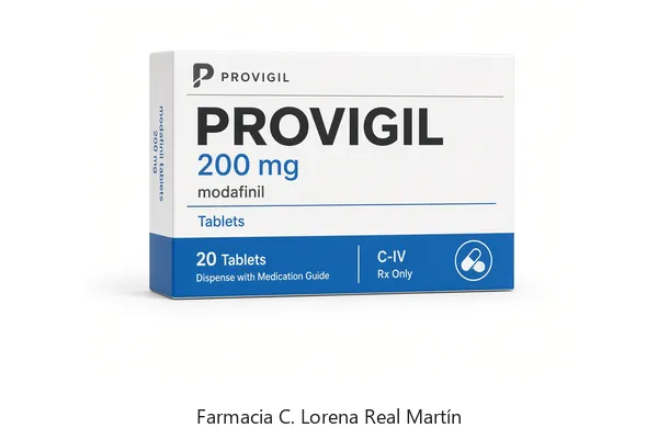Provigil modafinilo en Farmacia C. Lorena Real Martín