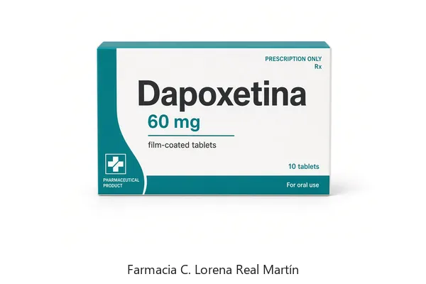 Dapoxetina genérico en Farmacia Real 13 Sevilla