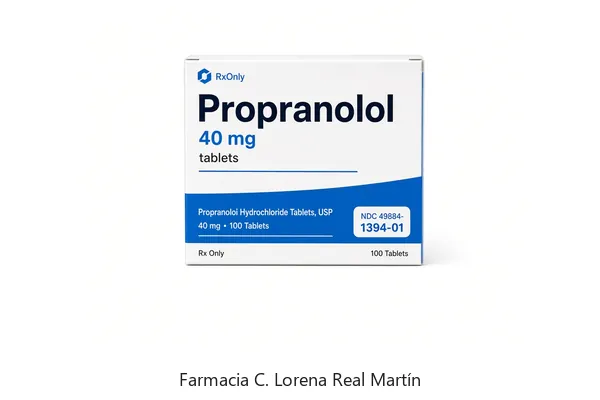 Propranolol comprimidos en Farmacia Real 13