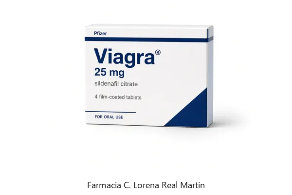 Receta Viagra online y dispensación oficial en Farmacia C. Lorena Real Martín