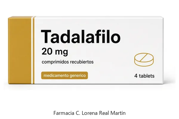 Tadalafilo 20 mg comprimidos en Farmacia Real 13